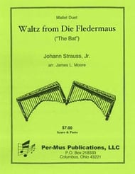 WALTZ FROM DIE FLEDERMAUS MALLET DUET cover